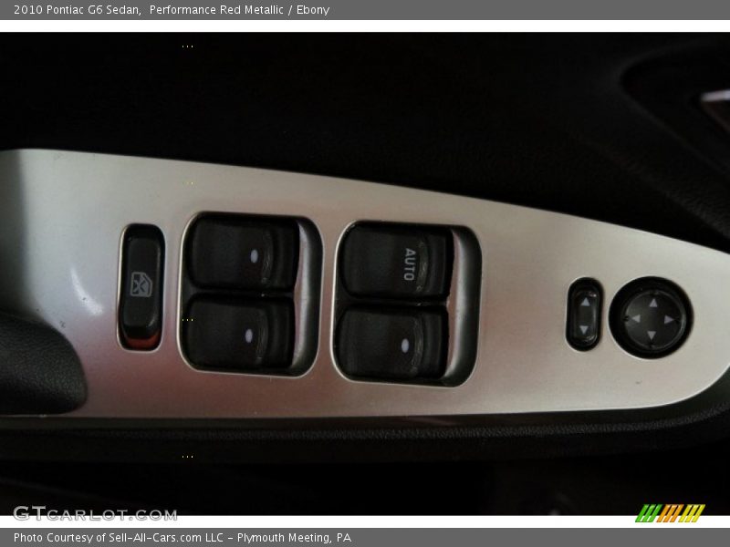 Performance Red Metallic / Ebony 2010 Pontiac G6 Sedan