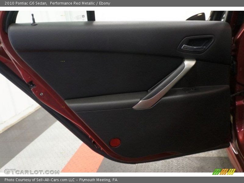 Performance Red Metallic / Ebony 2010 Pontiac G6 Sedan