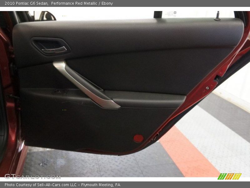 Performance Red Metallic / Ebony 2010 Pontiac G6 Sedan