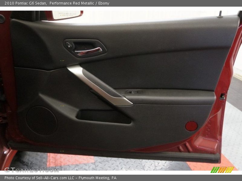 Performance Red Metallic / Ebony 2010 Pontiac G6 Sedan
