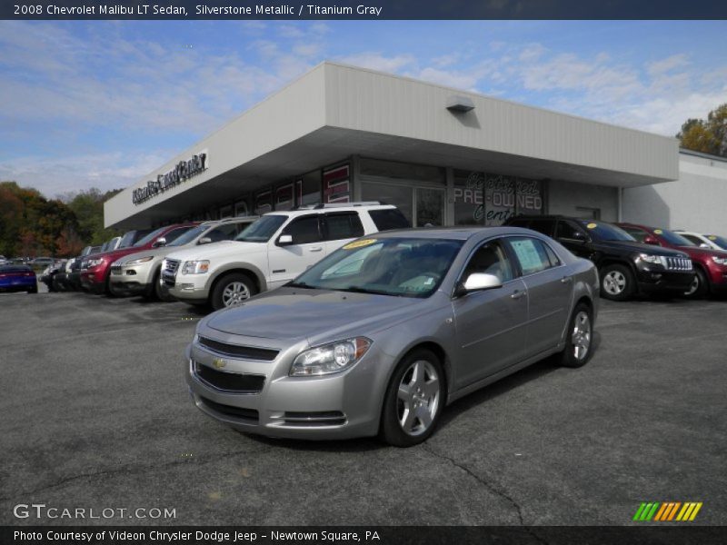 Silverstone Metallic / Titanium Gray 2008 Chevrolet Malibu LT Sedan