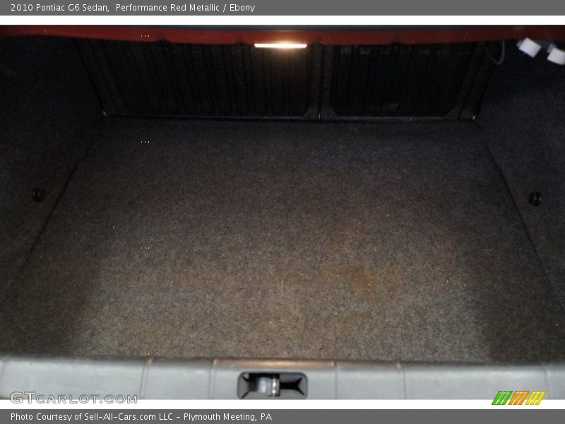 Performance Red Metallic / Ebony 2010 Pontiac G6 Sedan