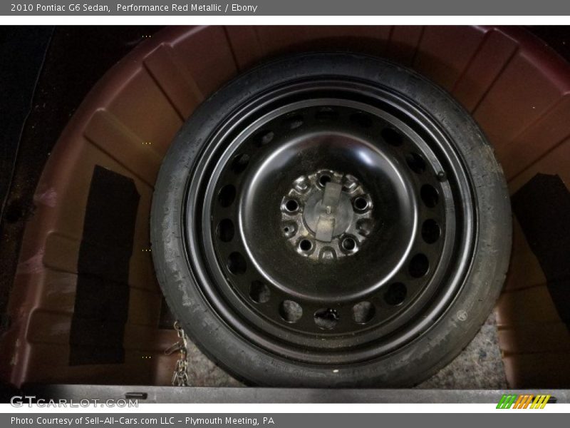 Performance Red Metallic / Ebony 2010 Pontiac G6 Sedan