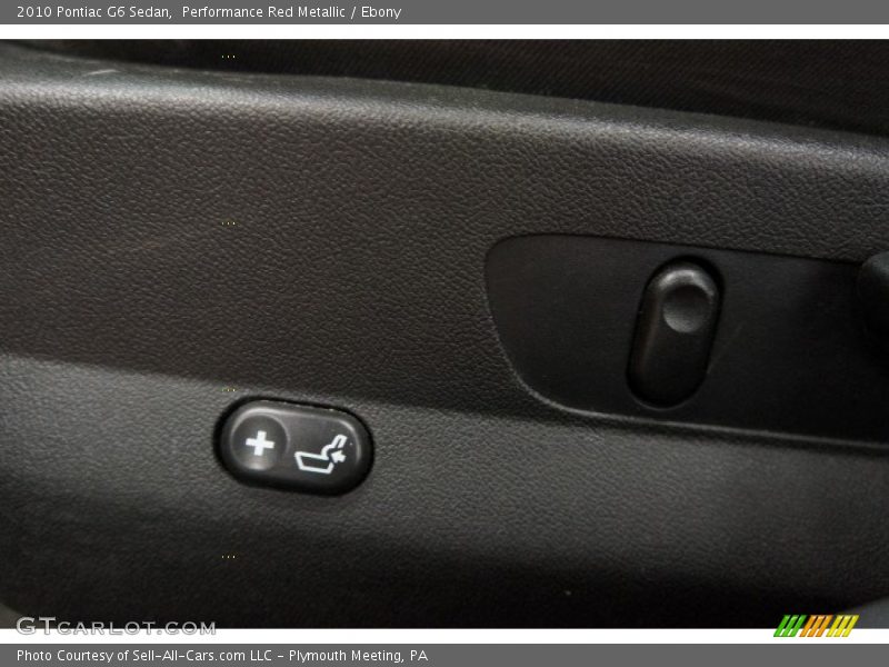 Performance Red Metallic / Ebony 2010 Pontiac G6 Sedan