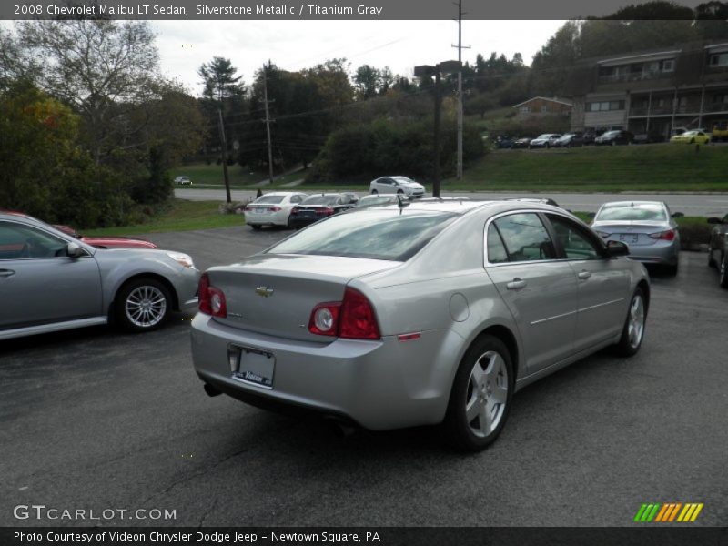 Silverstone Metallic / Titanium Gray 2008 Chevrolet Malibu LT Sedan
