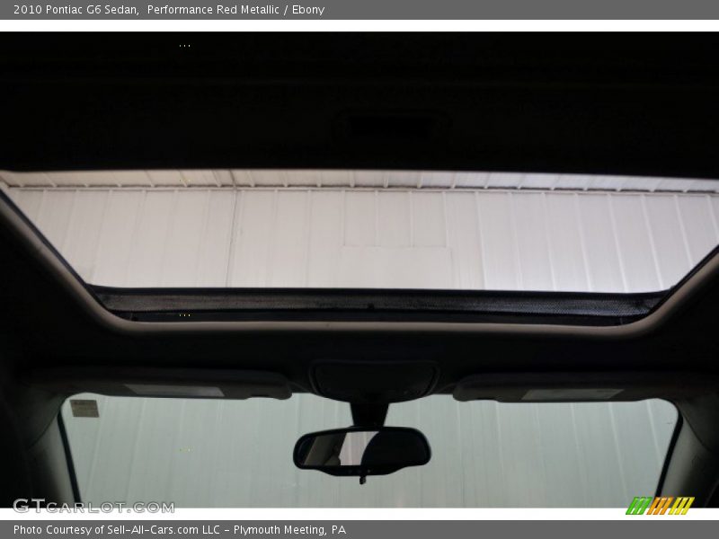 Performance Red Metallic / Ebony 2010 Pontiac G6 Sedan