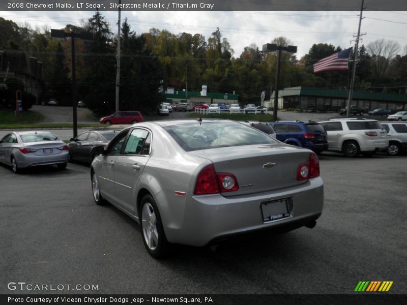 Silverstone Metallic / Titanium Gray 2008 Chevrolet Malibu LT Sedan