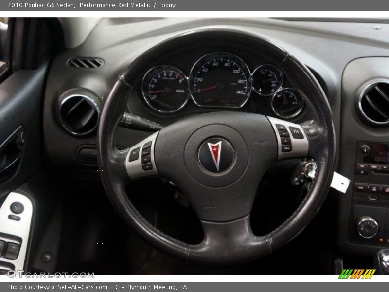 Performance Red Metallic / Ebony 2010 Pontiac G6 Sedan
