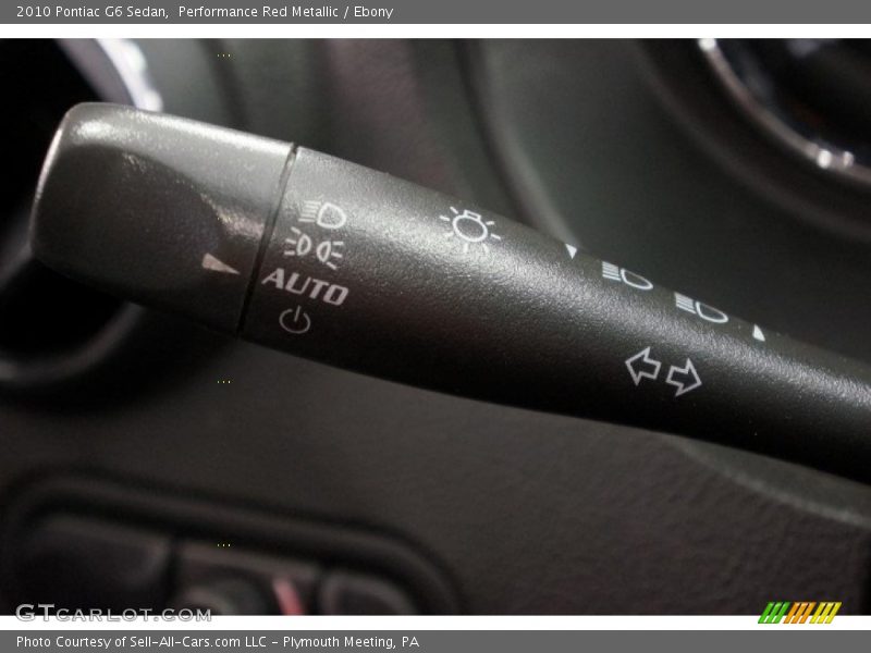 Performance Red Metallic / Ebony 2010 Pontiac G6 Sedan