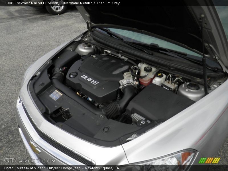 Silverstone Metallic / Titanium Gray 2008 Chevrolet Malibu LT Sedan