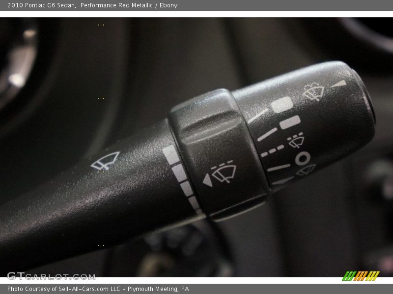 Performance Red Metallic / Ebony 2010 Pontiac G6 Sedan