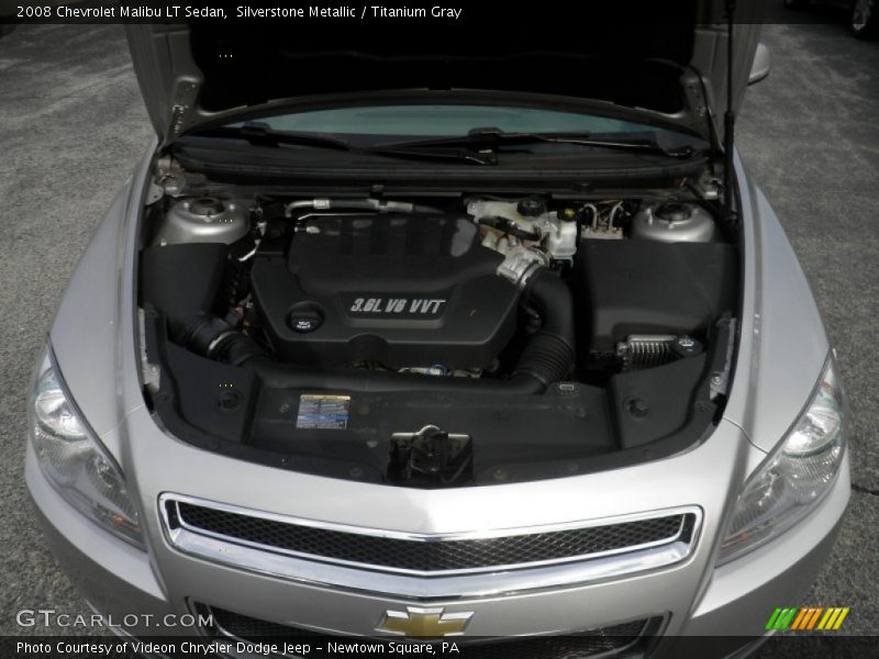 Silverstone Metallic / Titanium Gray 2008 Chevrolet Malibu LT Sedan