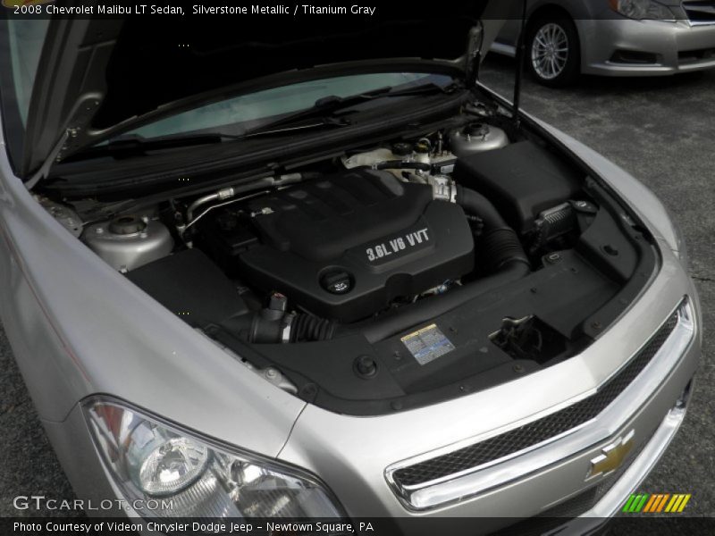 Silverstone Metallic / Titanium Gray 2008 Chevrolet Malibu LT Sedan