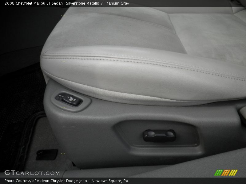 Silverstone Metallic / Titanium Gray 2008 Chevrolet Malibu LT Sedan
