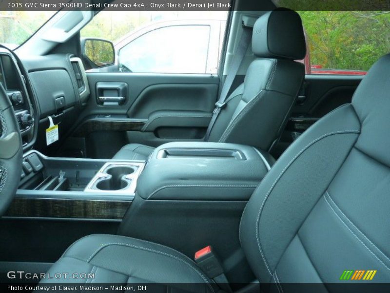  2015 Sierra 3500HD Denali Crew Cab 4x4 Denali Jet Black Interior