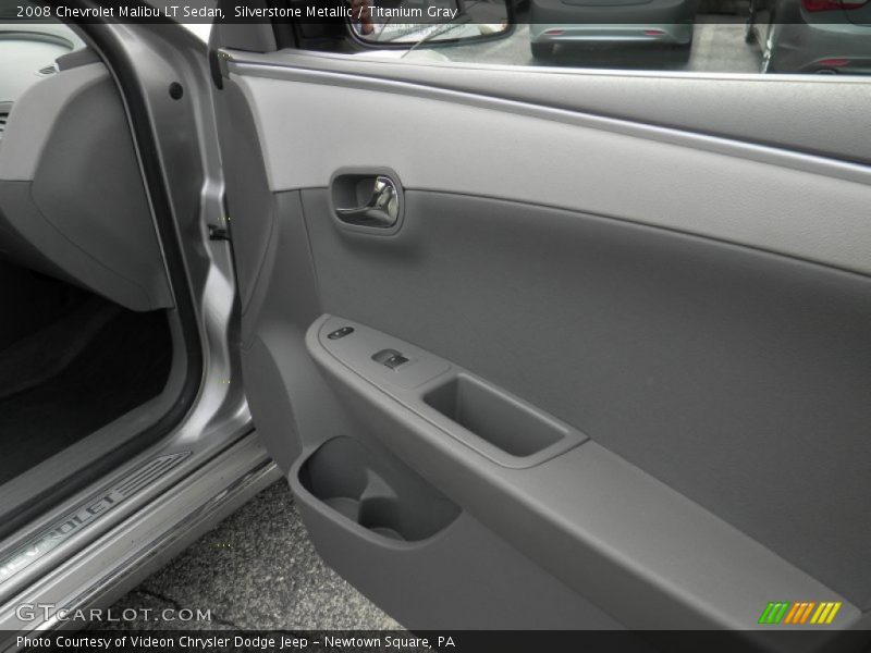 Silverstone Metallic / Titanium Gray 2008 Chevrolet Malibu LT Sedan