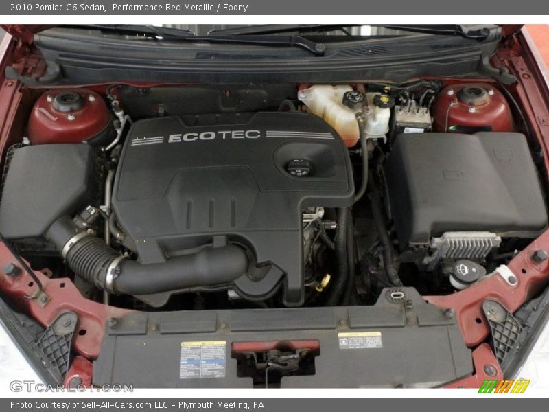 Performance Red Metallic / Ebony 2010 Pontiac G6 Sedan