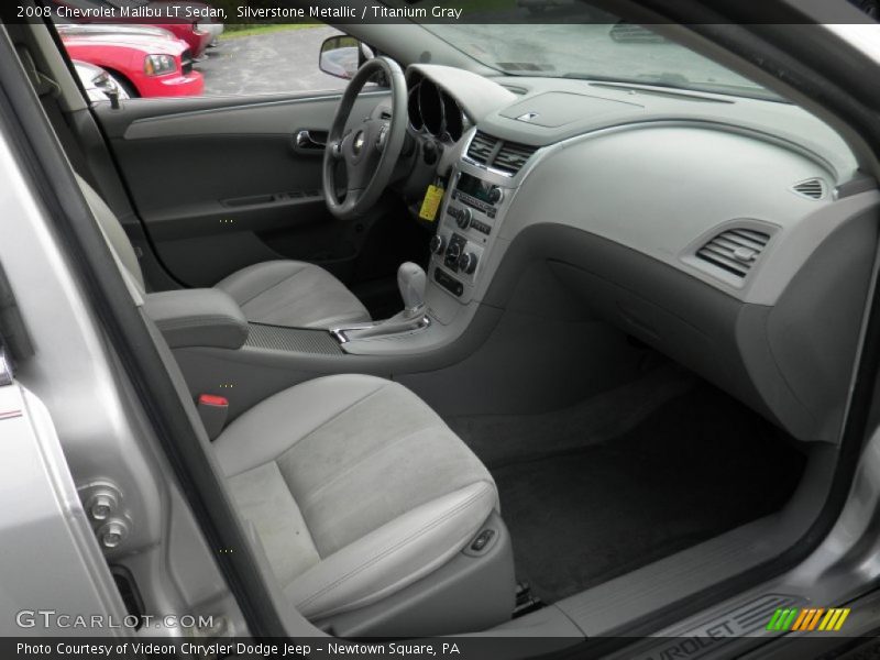 Silverstone Metallic / Titanium Gray 2008 Chevrolet Malibu LT Sedan