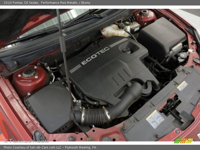 Performance Red Metallic / Ebony 2010 Pontiac G6 Sedan