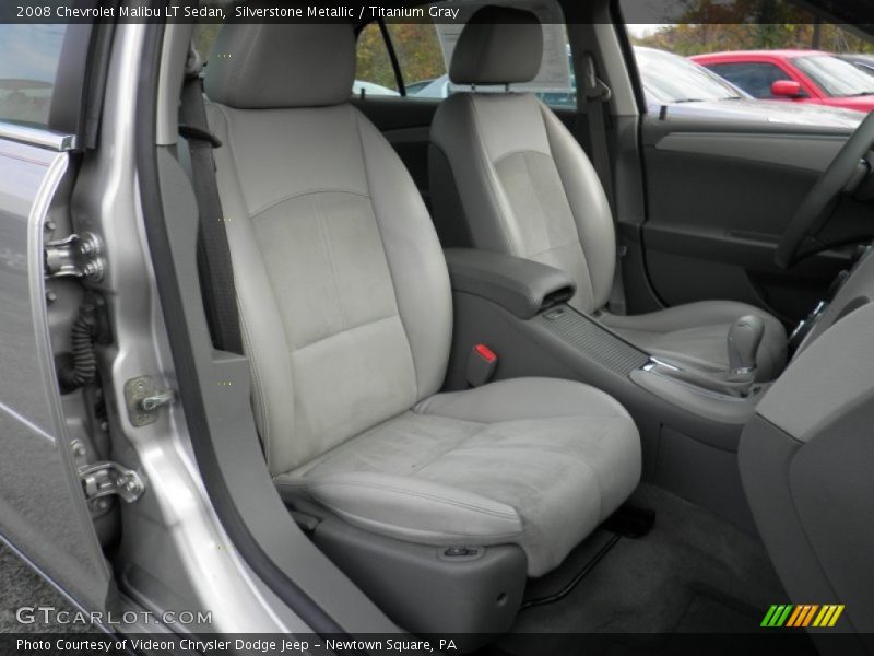 Silverstone Metallic / Titanium Gray 2008 Chevrolet Malibu LT Sedan