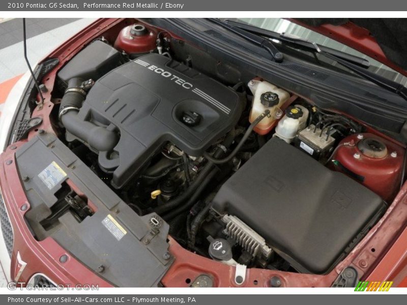 Performance Red Metallic / Ebony 2010 Pontiac G6 Sedan