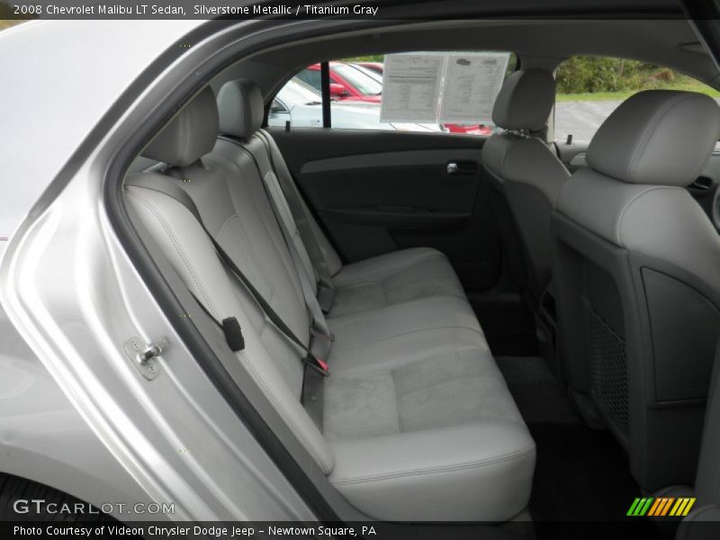 Silverstone Metallic / Titanium Gray 2008 Chevrolet Malibu LT Sedan