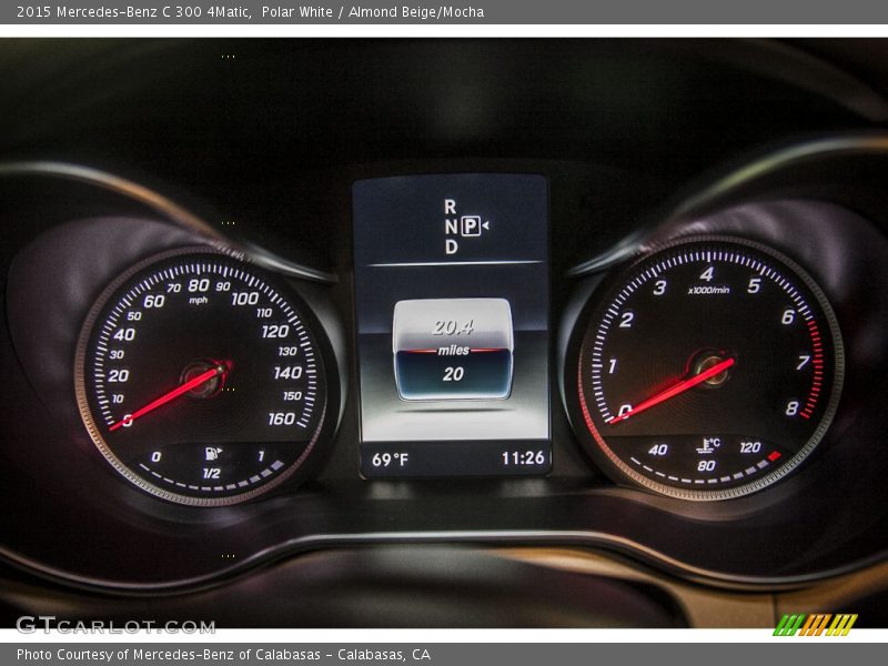 Polar White / Almond Beige/Mocha 2015 Mercedes-Benz C 300 4Matic