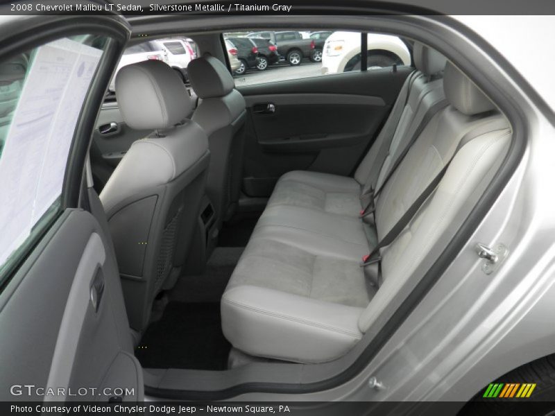 Silverstone Metallic / Titanium Gray 2008 Chevrolet Malibu LT Sedan