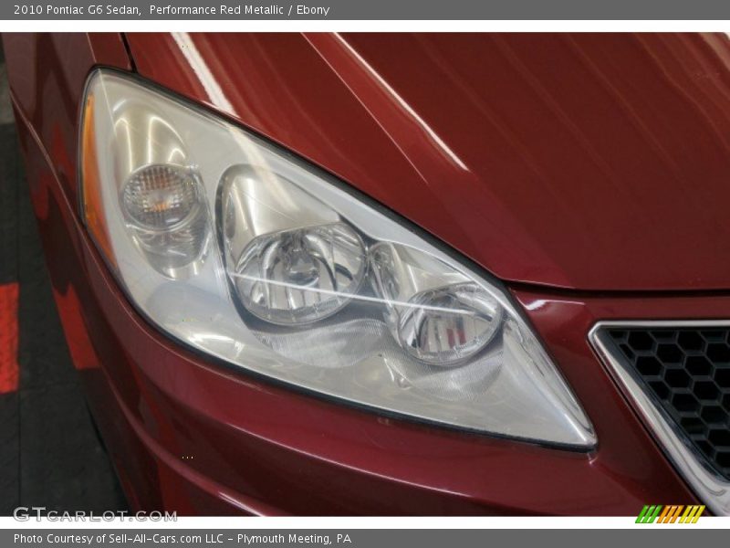 Performance Red Metallic / Ebony 2010 Pontiac G6 Sedan