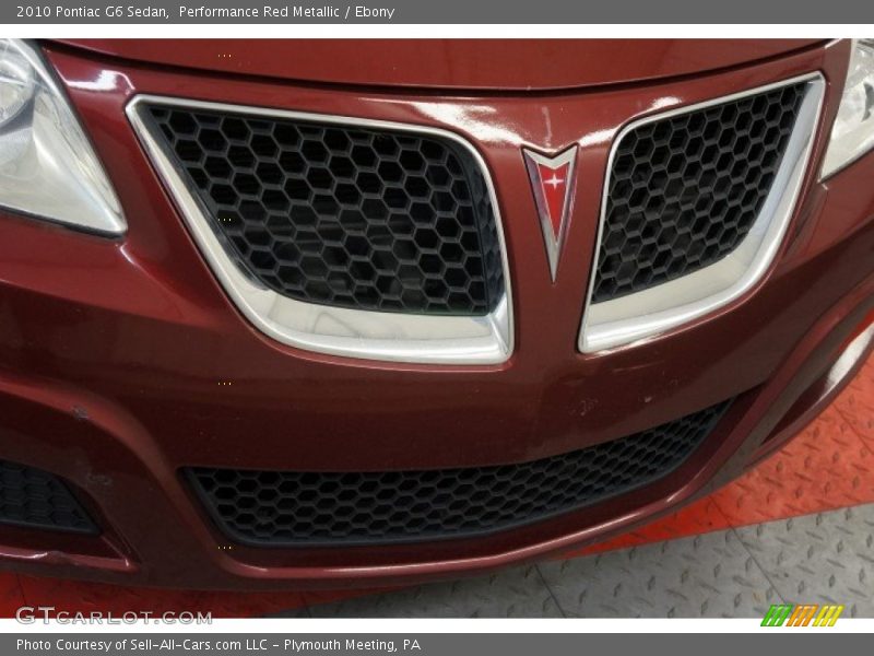 Performance Red Metallic / Ebony 2010 Pontiac G6 Sedan