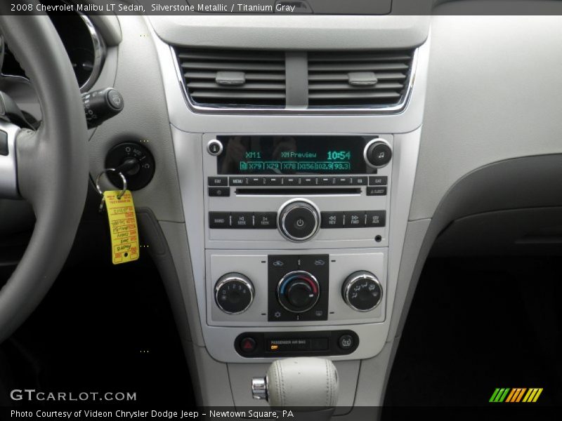 Silverstone Metallic / Titanium Gray 2008 Chevrolet Malibu LT Sedan