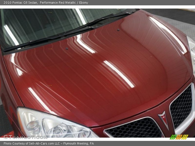Performance Red Metallic / Ebony 2010 Pontiac G6 Sedan