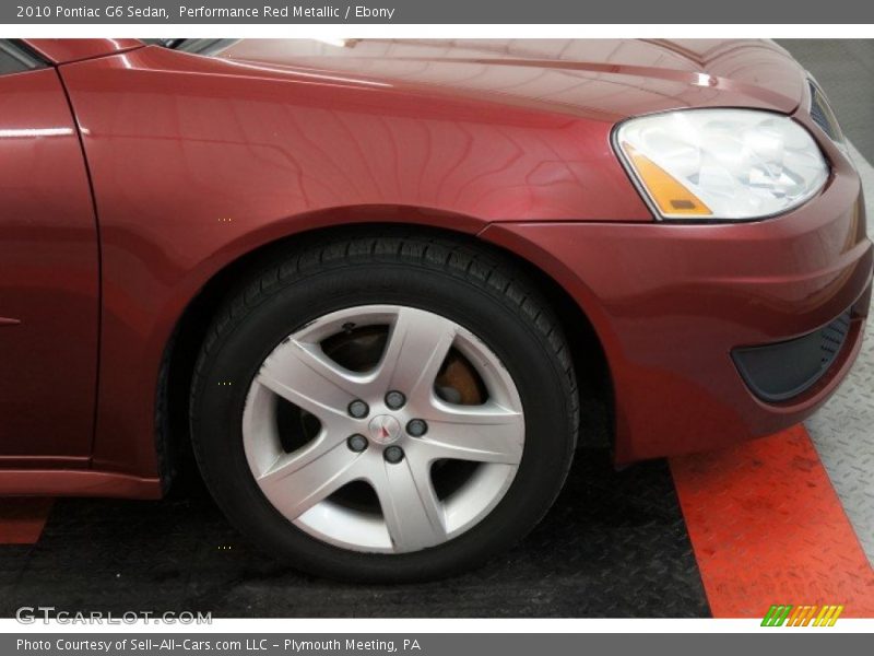 Performance Red Metallic / Ebony 2010 Pontiac G6 Sedan