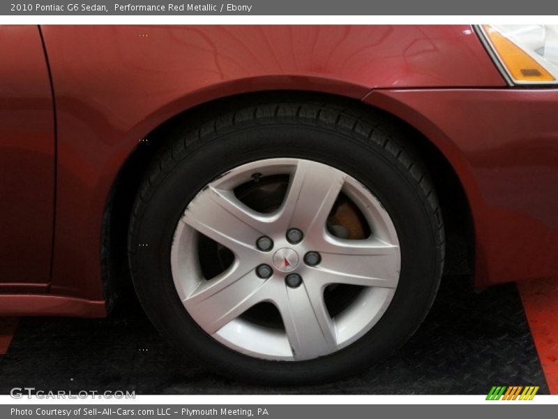 Performance Red Metallic / Ebony 2010 Pontiac G6 Sedan