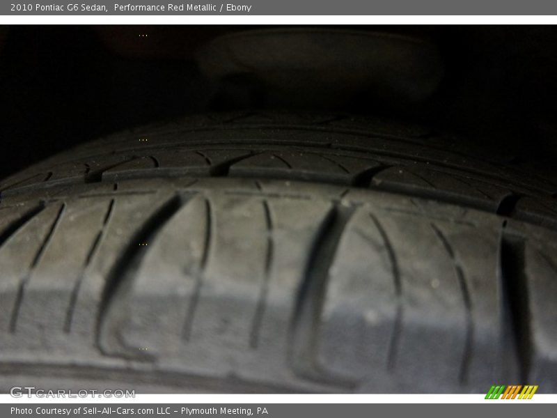 Performance Red Metallic / Ebony 2010 Pontiac G6 Sedan