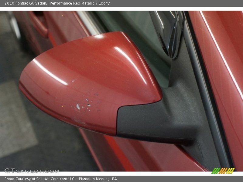 Performance Red Metallic / Ebony 2010 Pontiac G6 Sedan