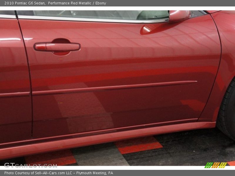 Performance Red Metallic / Ebony 2010 Pontiac G6 Sedan