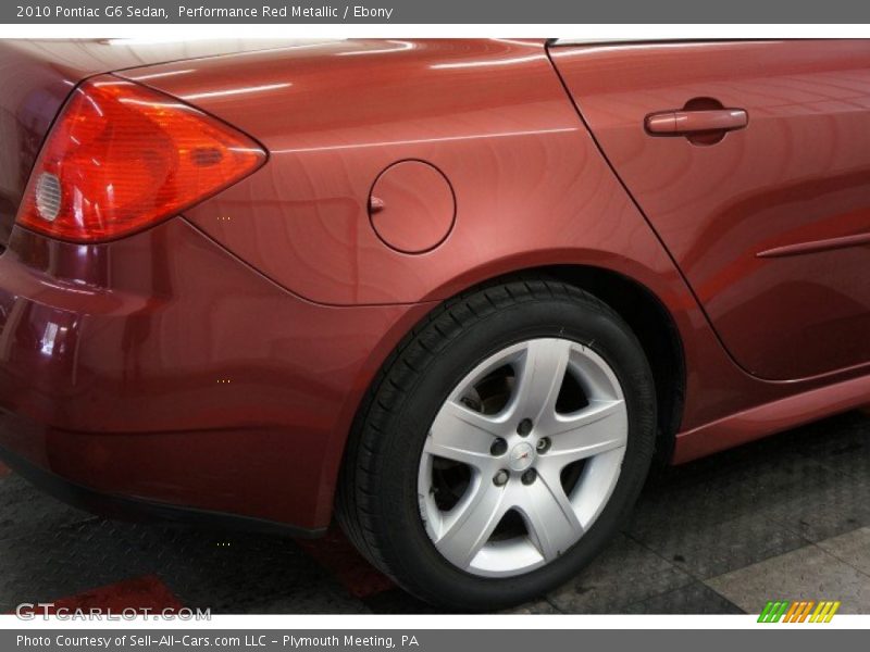 Performance Red Metallic / Ebony 2010 Pontiac G6 Sedan