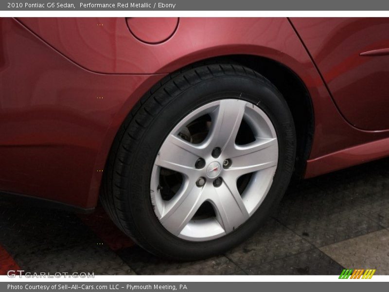 Performance Red Metallic / Ebony 2010 Pontiac G6 Sedan