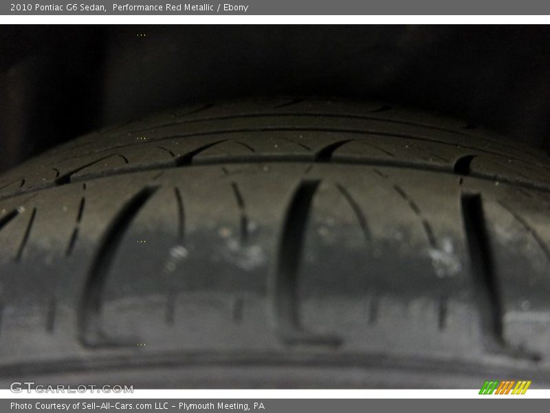 Performance Red Metallic / Ebony 2010 Pontiac G6 Sedan