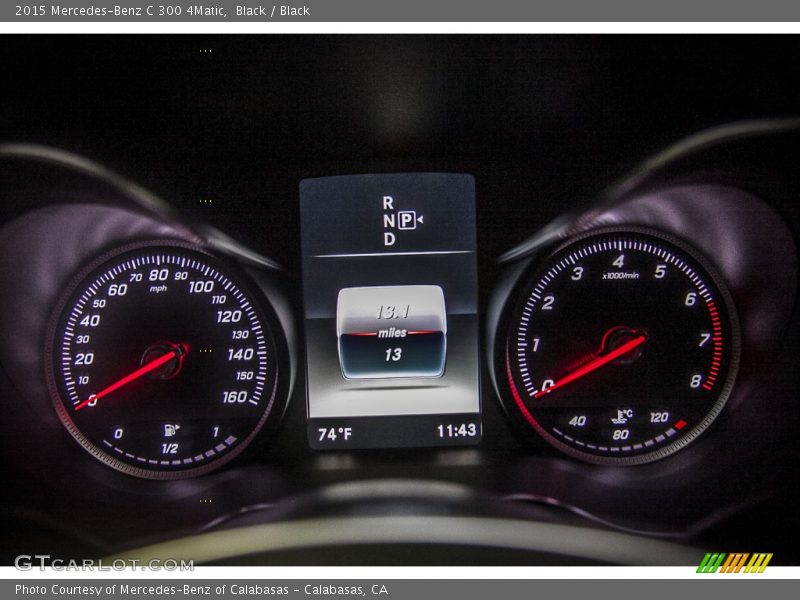Black / Black 2015 Mercedes-Benz C 300 4Matic