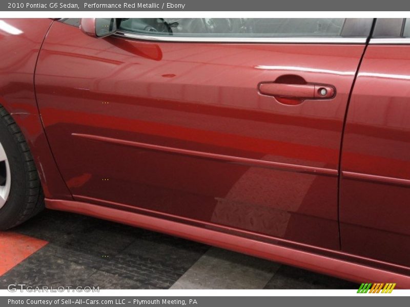 Performance Red Metallic / Ebony 2010 Pontiac G6 Sedan