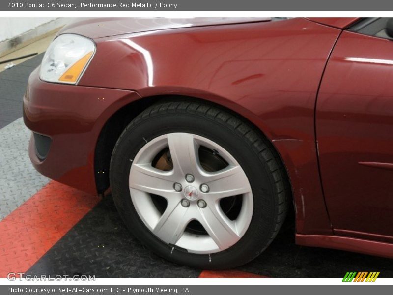 Performance Red Metallic / Ebony 2010 Pontiac G6 Sedan