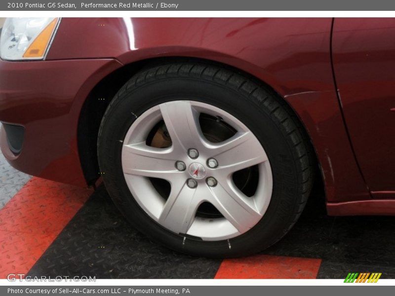 Performance Red Metallic / Ebony 2010 Pontiac G6 Sedan