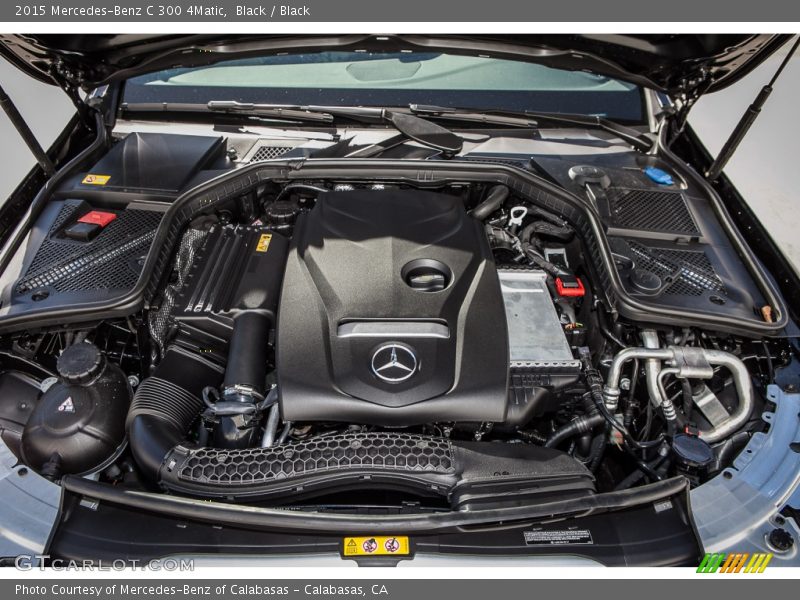 Black / Black 2015 Mercedes-Benz C 300 4Matic