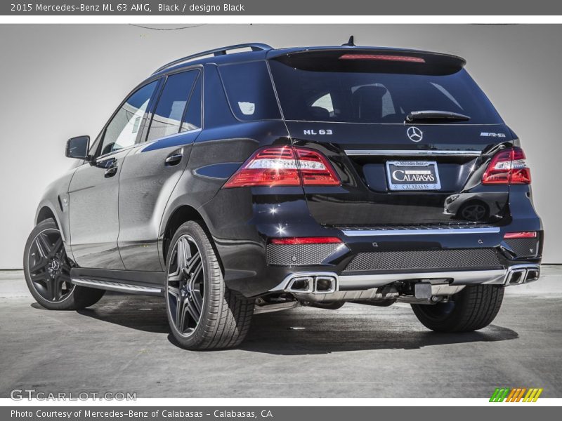 Black / designo Black 2015 Mercedes-Benz ML 63 AMG