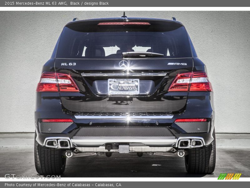 Black / designo Black 2015 Mercedes-Benz ML 63 AMG