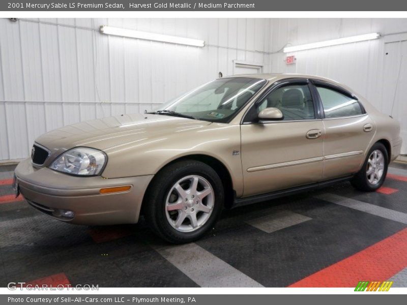 Harvest Gold Metallic / Medium Parchment 2001 Mercury Sable LS Premium Sedan