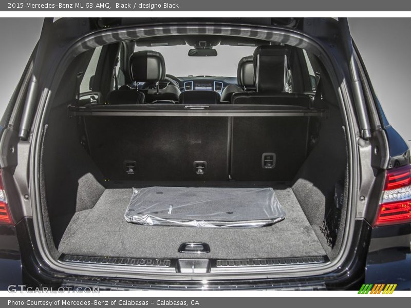  2015 ML 63 AMG Trunk