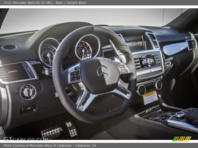 Black / designo Black 2015 Mercedes-Benz ML 63 AMG